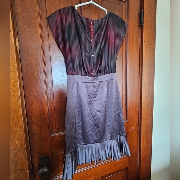 BCBGeneration Pleated Skirt Cocktail Dress - Picture 3 of 9